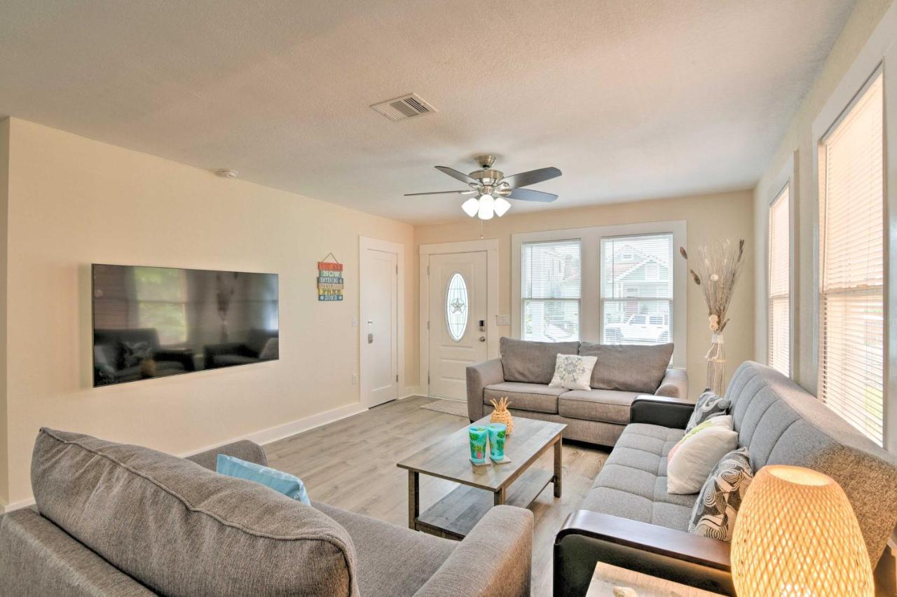 Bright Galveston Bungalow Half Mi To Pleasure Pier Eksteriør billede