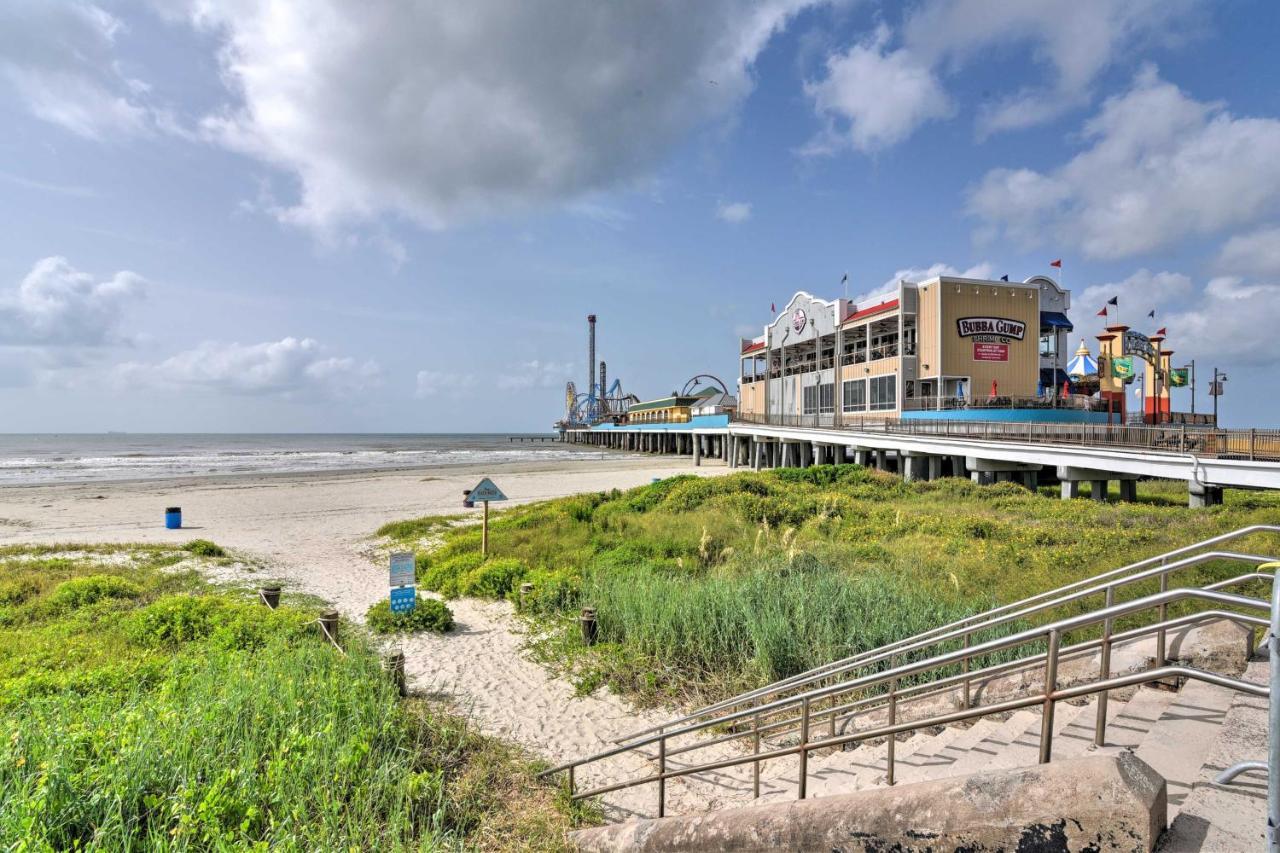 Bright Galveston Bungalow Half Mi To Pleasure Pier Eksteriør billede